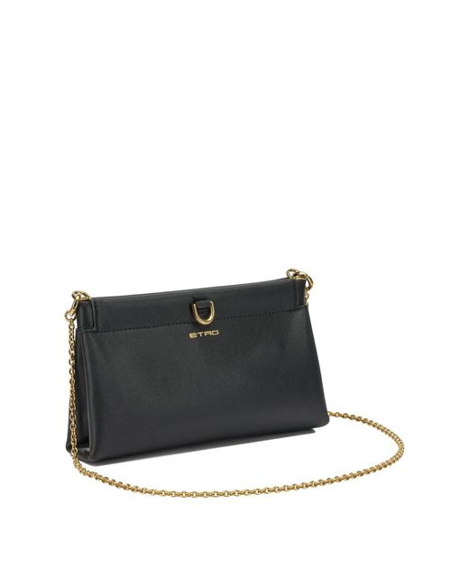 Etro Black "Talk" Clutch