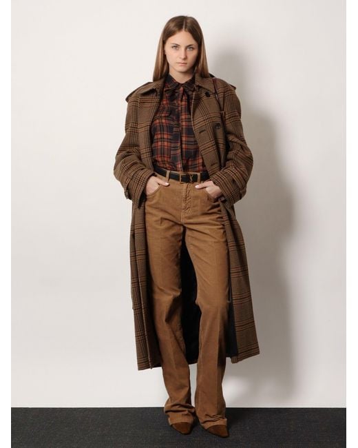 Saint Laurent Natural Clyde Corduroy Trousers
