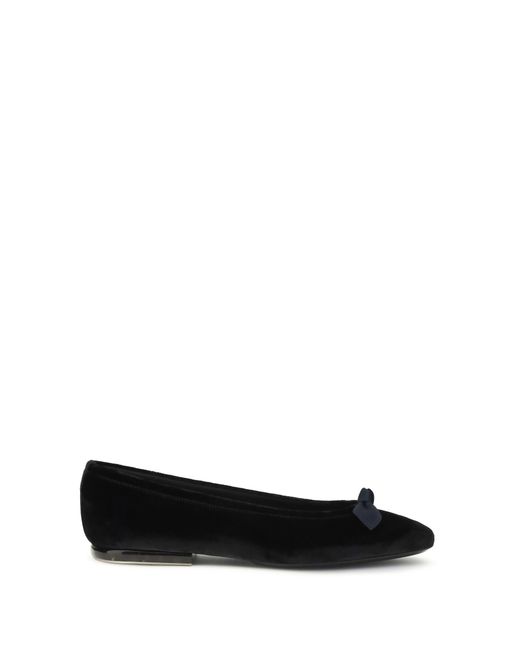 Loro Piana Black Primula Ballerinas