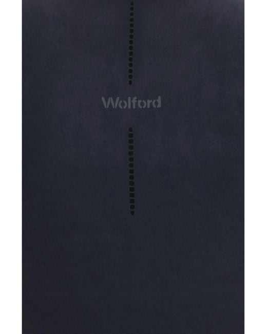 Wolford Blue Seamless Fitted Sports T-Shirt