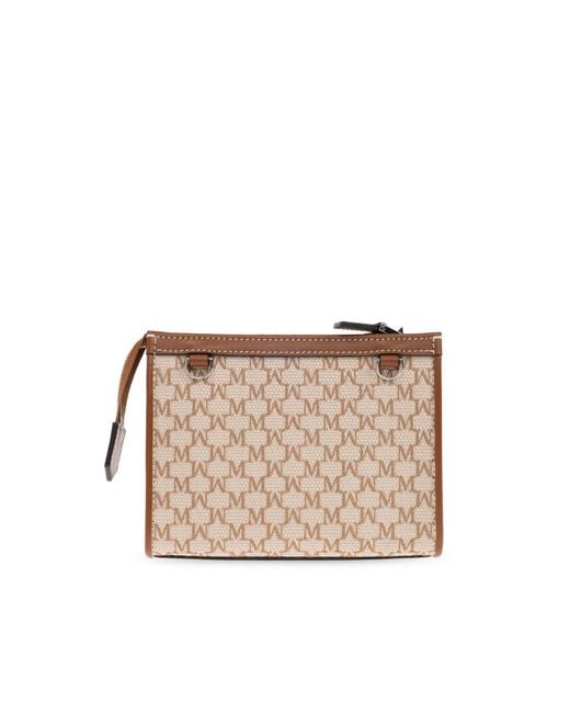 Max Mara Natural Pouch With Monogram