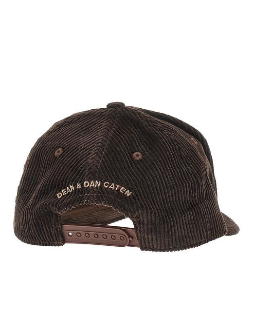 DSquared² Brown Corduroy Baseball Cap for men