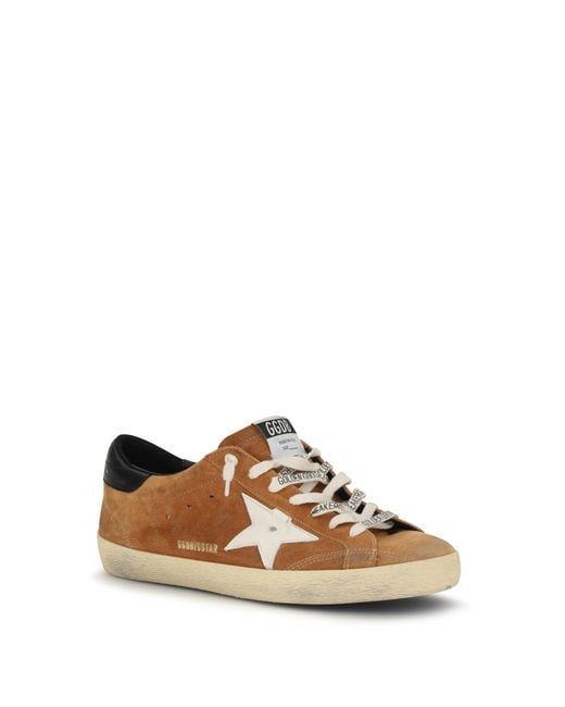 Golden Goose Deluxe Brand Brown Super Star Sneakers Light/Cream for men