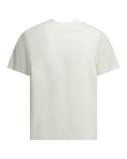 Goldwin White "Reoptimum P/J" Crewneck T-Shirt for men