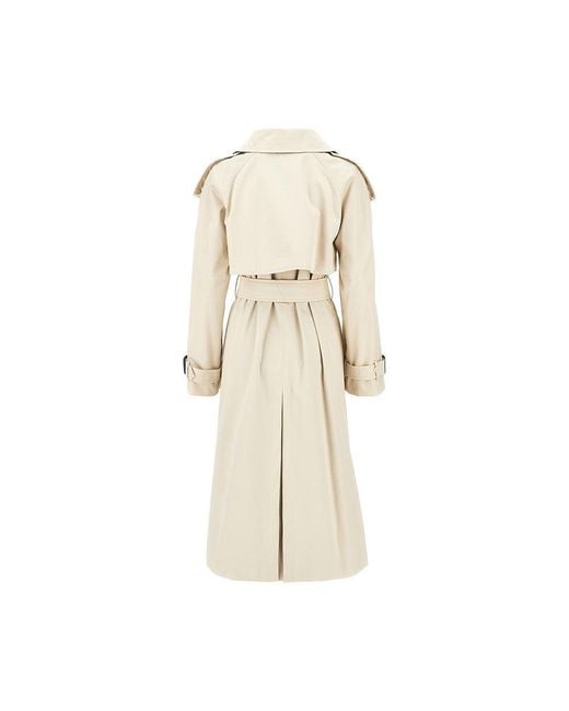 Burberry Natural 'Fitzrovia' Gabardine Trench Coat