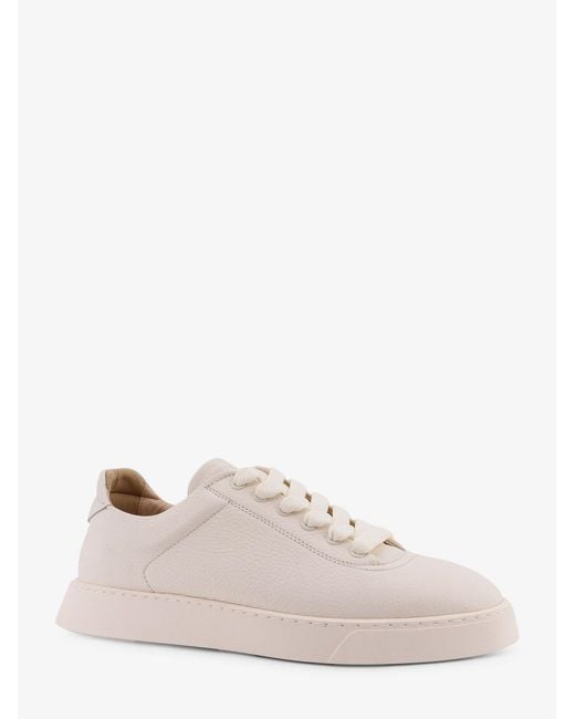 Reference White The Cassetta Leather Sneakers for men