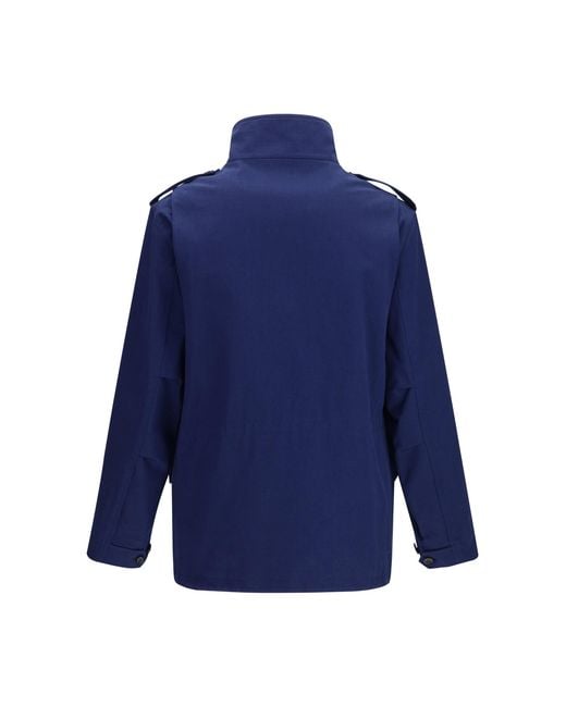 Valentino Blue Vlogo Signature Caban Jacket for men