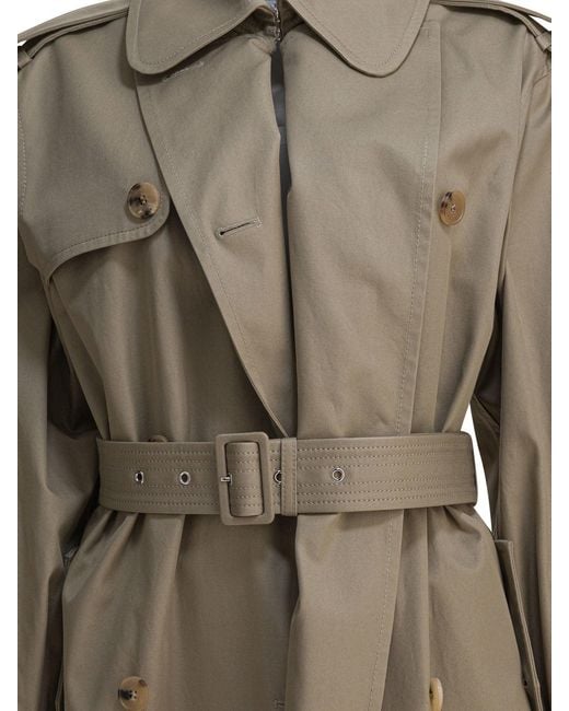 McQueen Natural Cotton Trench