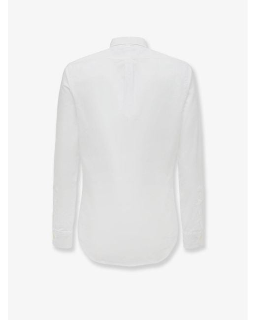 Polo Ralph Lauren White Slim Fit Cotton Shirt for men