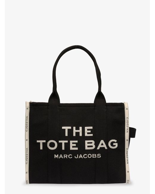 Marc Jacobs Black Tote Bag Canvas