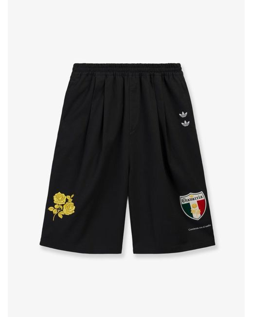 Men's Black Oversized Bermuda Shorts