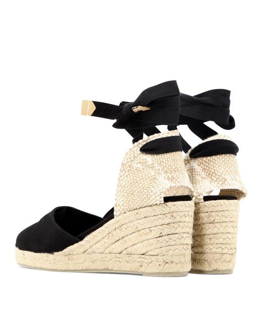 Castaner Black "carina" Espadrilles