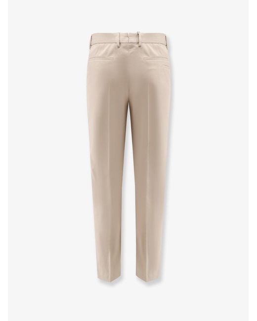 Boss Natural Cotton And Silk Trousers for men