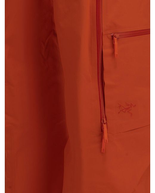 Arc'teryx Orange "Sabre" Technical Pants for men