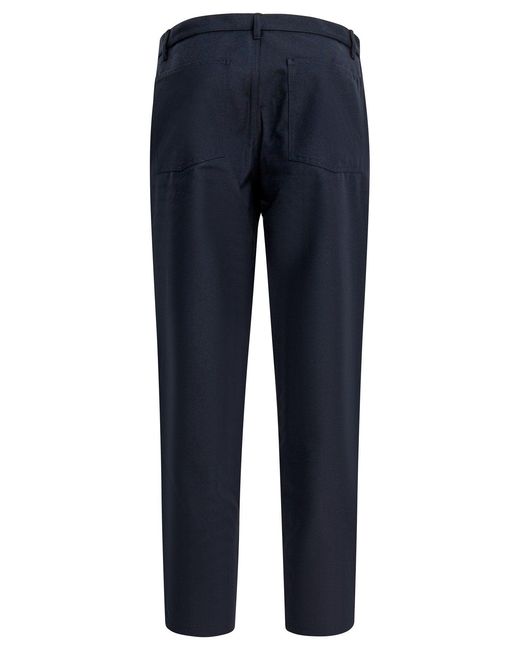 Comme des Garçons Blue Wool Blend Pants for men