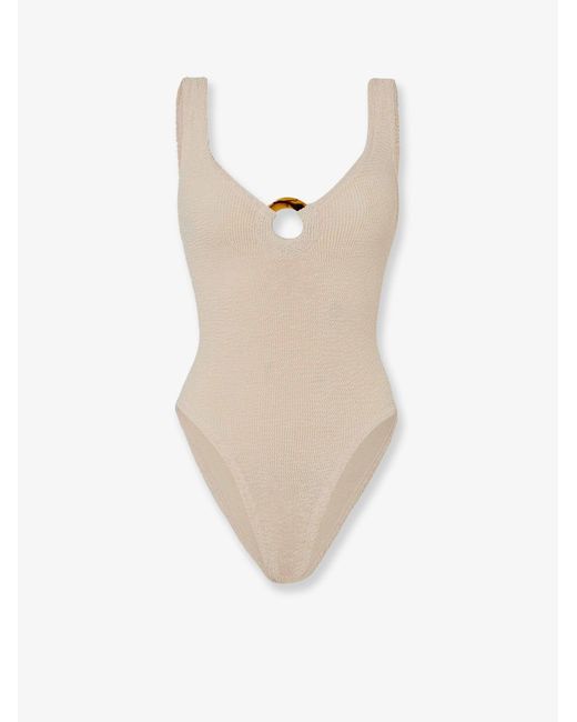 Women's White One-Piece Swimsuit Celine