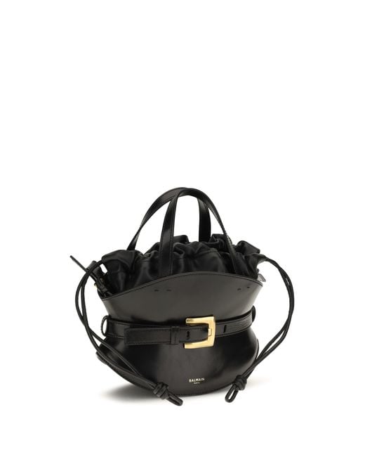 Balmain Black Shuffle Mini Shoulder Bag