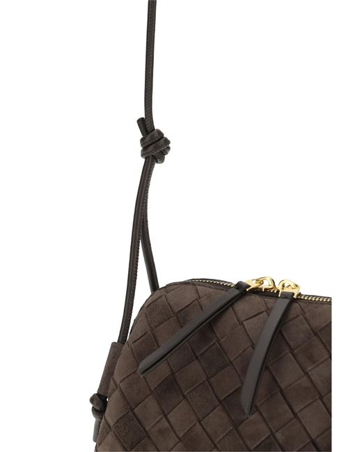 Bottega Veneta Brown Mini Loop Beauty Case Fondant