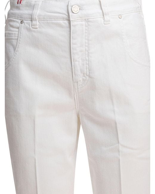 Ines De La Fressange Paris White Jeans
