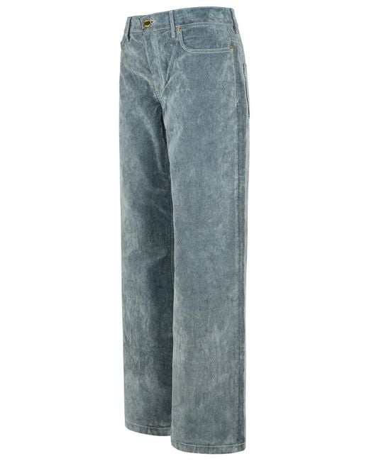 Casablanca Blue Light Cotton Blend Jeans