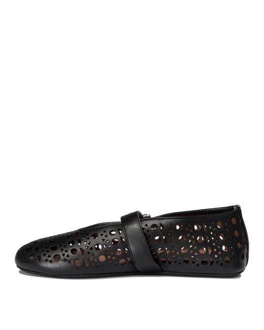 Alaïa Black "Vienne" Ballet Flats