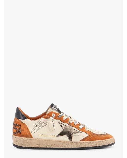 Golden Goose Deluxe Brand Brown Deluxe Brand Ballstar Sneakers for men
