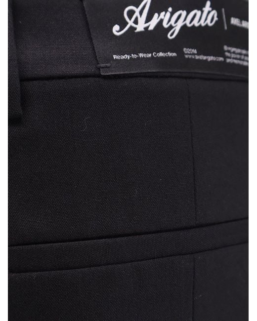 Axel Arigato Black Wool Blend Trousers