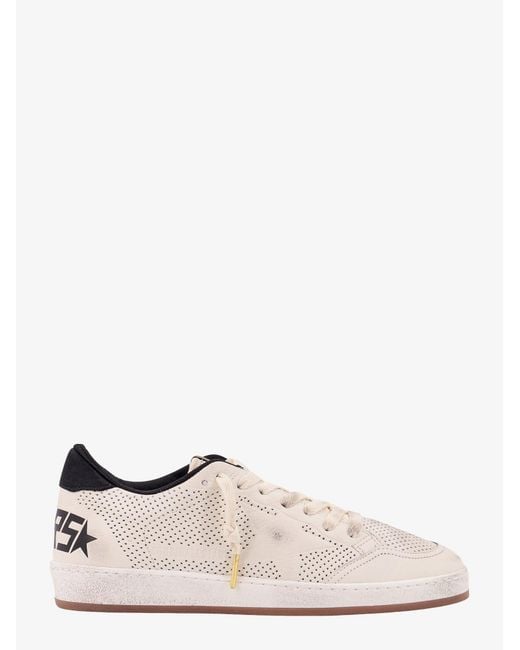 Golden Goose Deluxe Brand White Deluxe Brand Hf Ball Star Perforated Leather Sneakers for men