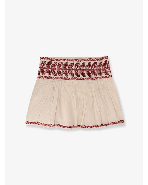 Isabel Marant Pink Marant Etoile Picadilia Certified Cotton Skirt