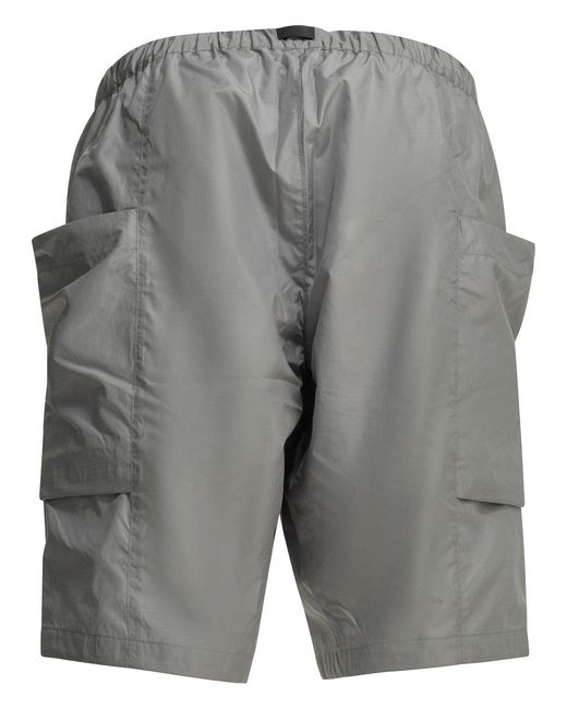 Goldwin Gray "Rip-Stop" Technical Shorts for men