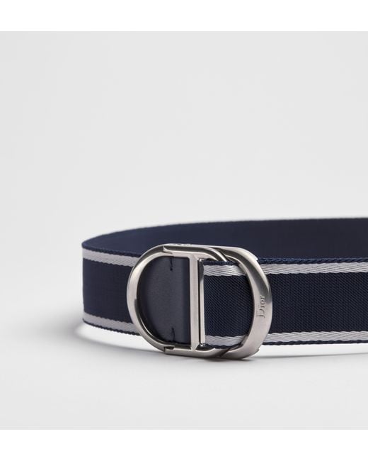 Dior Blue Cd Icon Belt for men