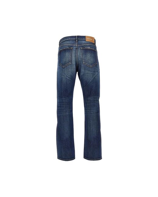 Haikure Blue 'Blake' Straight Fit Jeans for men