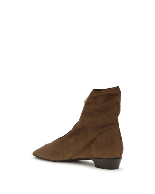 Herbert Levine Brown Ankle Boots Easy Does It Suede