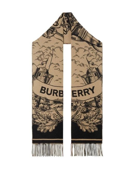 Burberry Natural Reversible Scarf Ekd