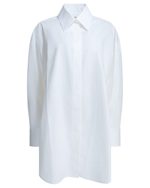 Givenchy White Casual Asymmetrical Shirt