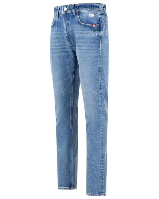AMISH Blue 'David' Cotton Jeans for men