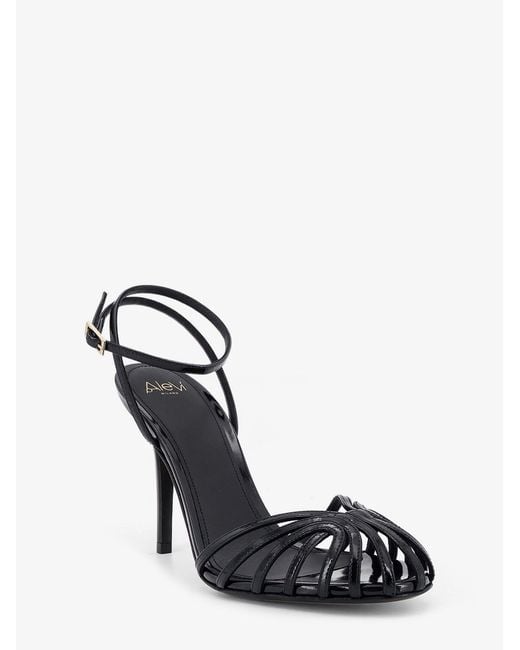 ALEVI Metallic Blake 95 Patent Leather Sandals