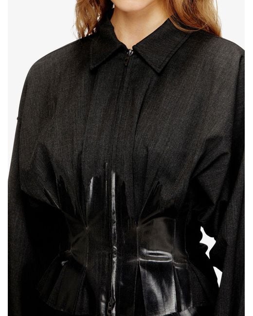 DIESEL Black G-Anbu Virgin Wool Blend Jacket