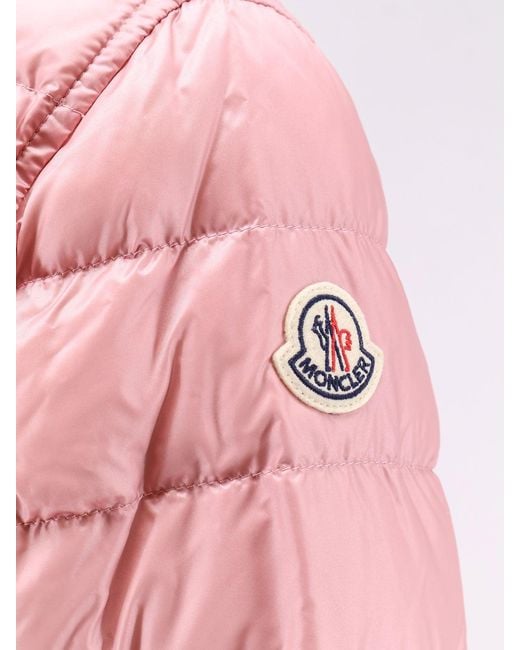 Moncler Pink Fouine Foldable Down Jacket