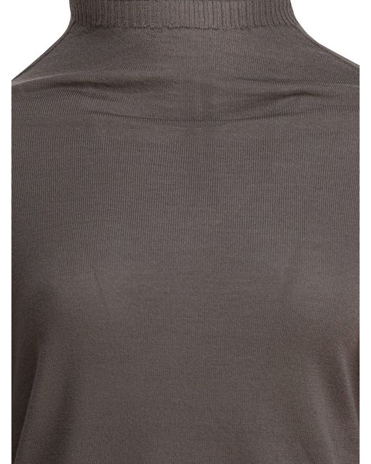 Rick Owens Gray "Crater Knit" Sweater