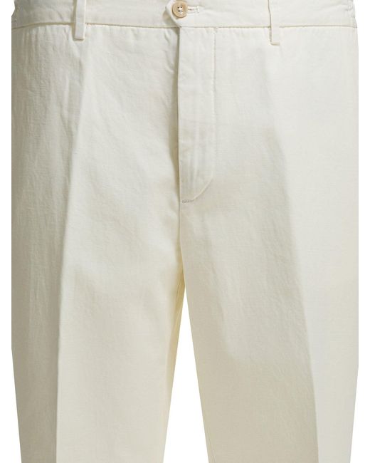Briglia 1949 White Trousers for men