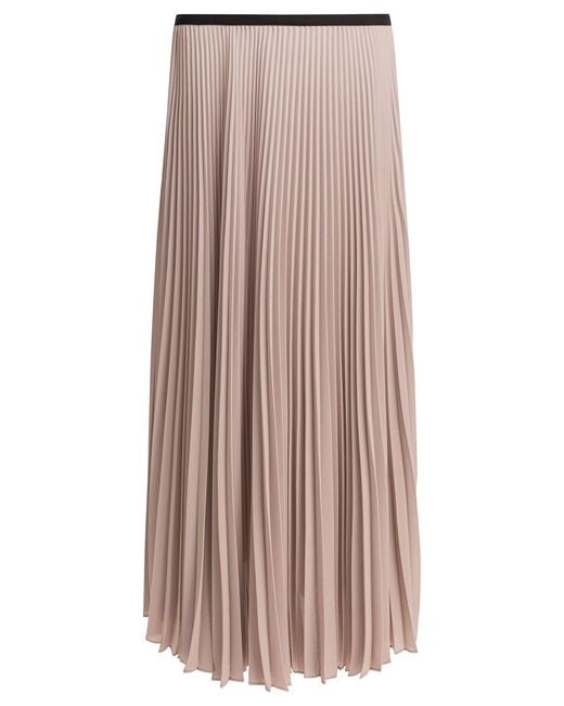 Semler Brown Pleated Skirt Skirts