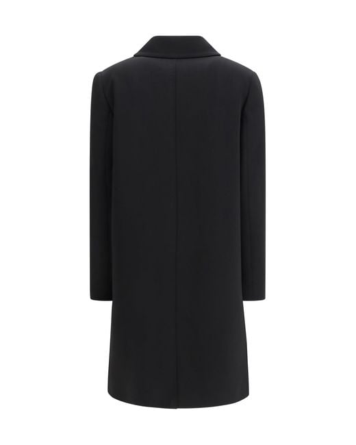Max Mara Black Racconto Overcoat