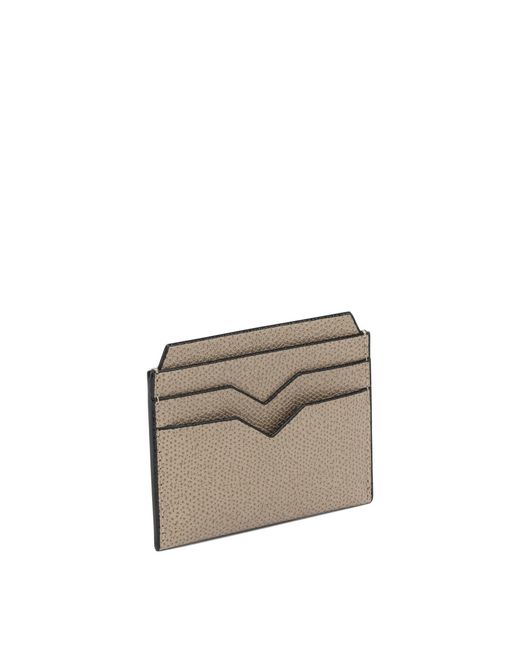 Valextra Gray "4 Cc" Cards Holder
