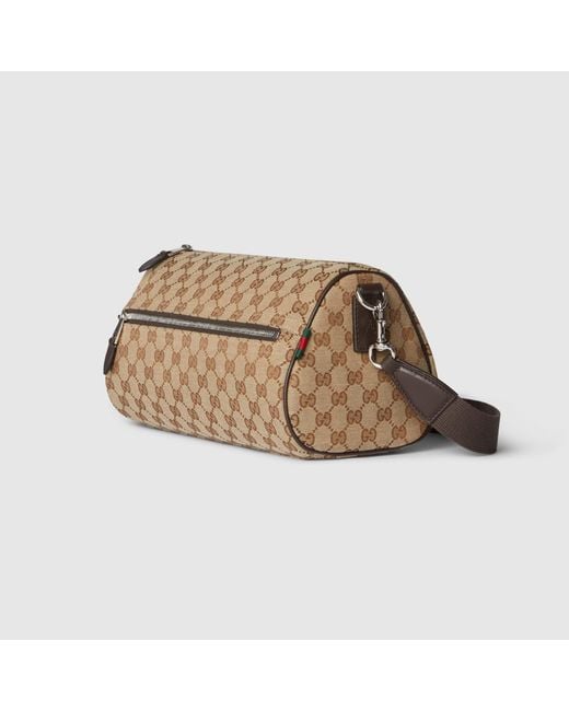 Gucci Natural Gg Canvas Cylinder Bag for men