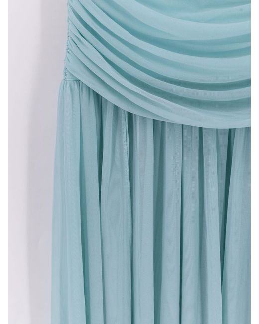 retroféte Blue Long Dress Adele