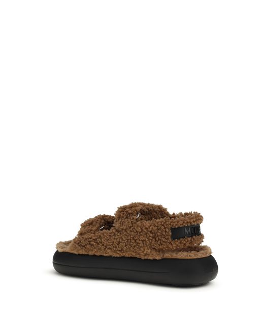 Moon Boot White The Fur-Lined Sandals