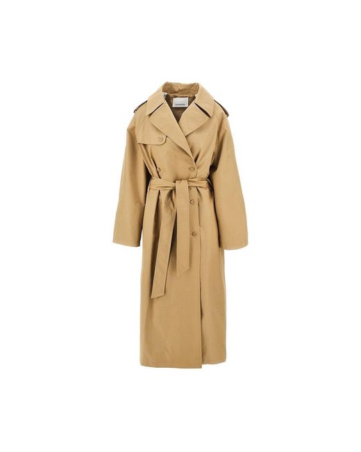 Women's Natural 'Riva' Oversized Trench Coat
