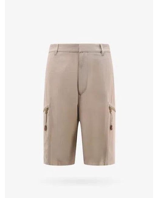 Dior Natural Zip Pockets Shorts for men