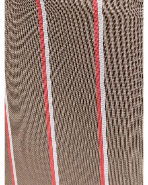Frankie Shop Brown Trousers Viscose-Silk